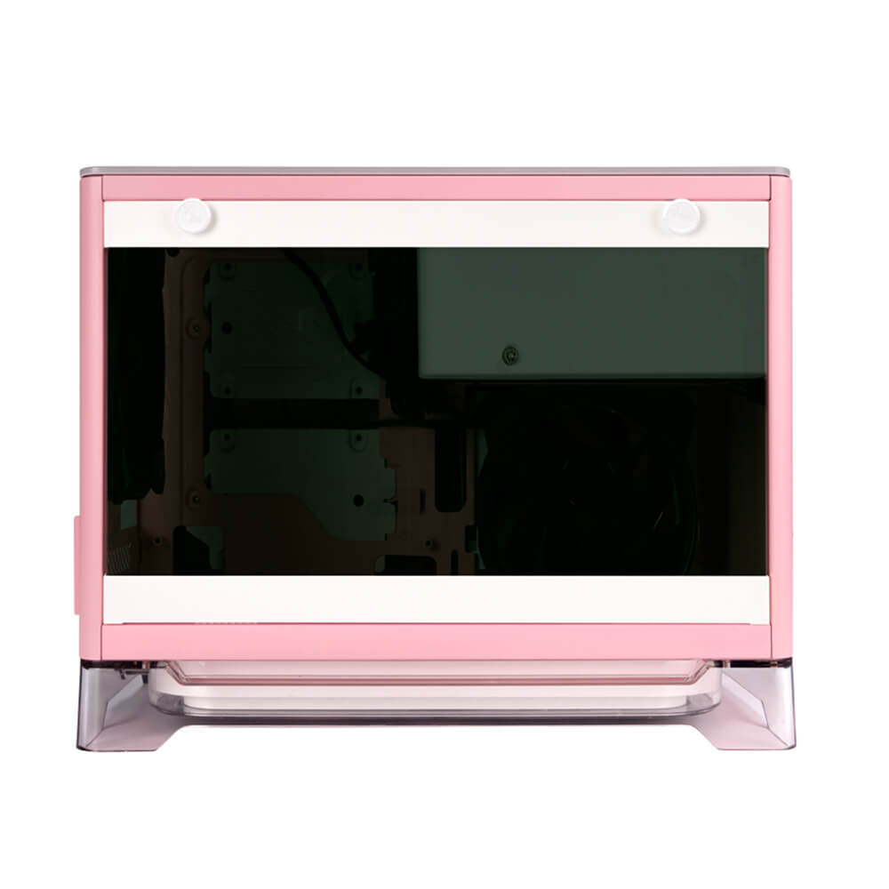 Gabinete InWin A1 Plus Pink, Mini ITX, Cristal Templado, Cargador Inalambrico para Smartphone, Fuente 600W 80+ Gold, LED RGB - Image 6