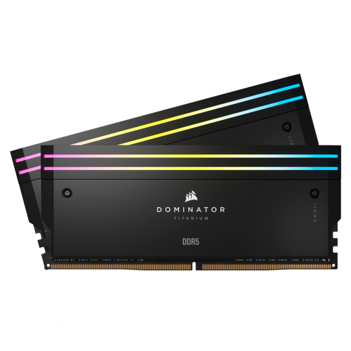 Kit Memoria RAM Corsair Dominator Titanium RGB, DDR5, 6000MHz, 64GB (2x32GB), CL30, XMP, CMP64GX5M2B6000C30 /MAX. 1 X CLIENTE