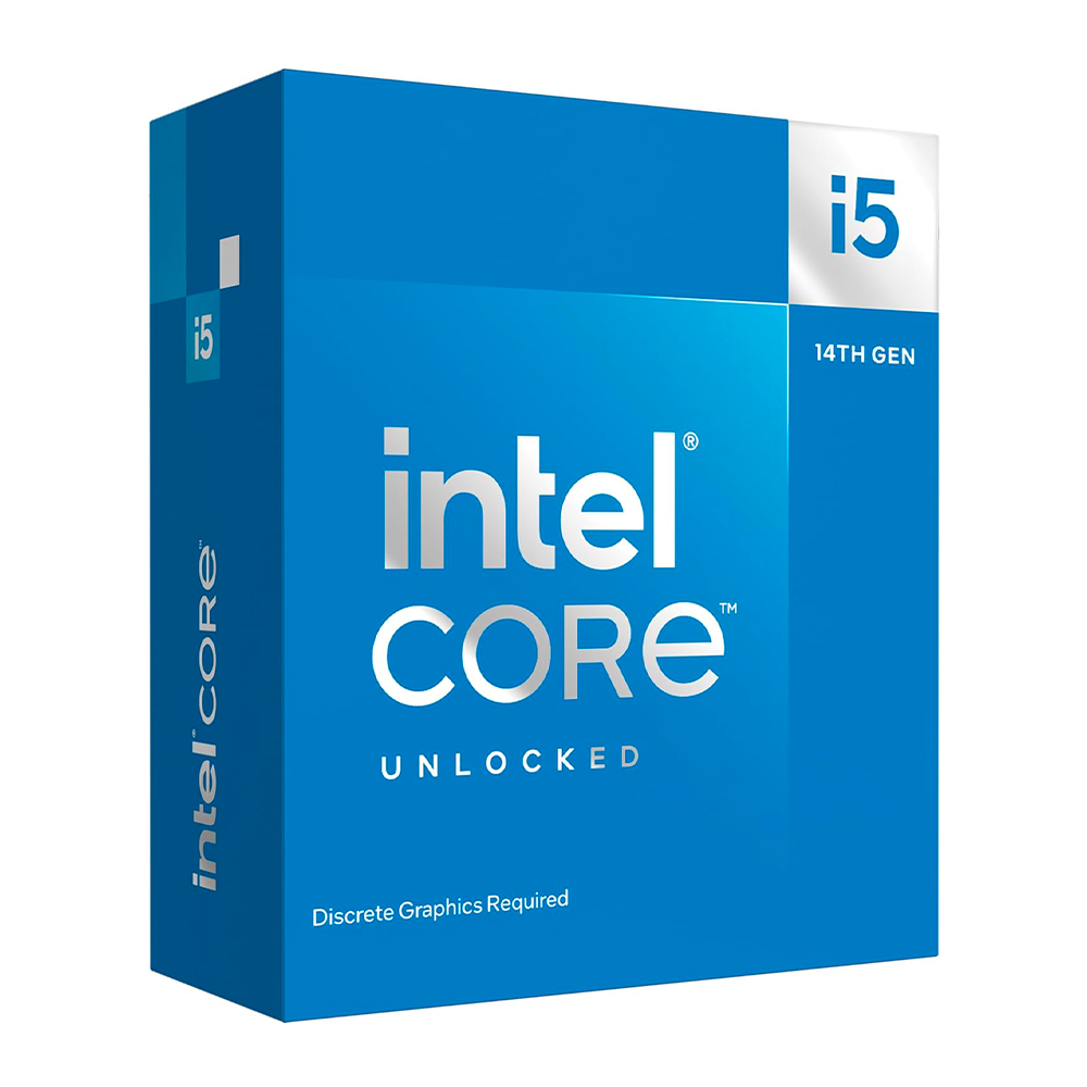 Procesador Intel Core i5-14600KF, Core i5 14th Gen, 14-Core (6P+8E), LGA 1700, Requiere Tarjeta de Video, BX8071514600KF