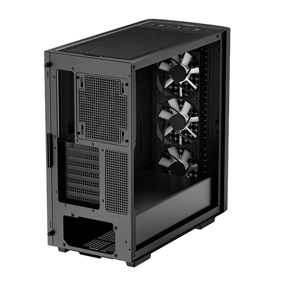 Gabinete Gamer DeepCool CK560, Cristal Templado, RGB, Midi-Tower, Mini-ITX/Micro-ATX/ATX/E-ATX, USB 3.0, Sin Fuente, Negro, R-CK560-BKAAE4-G-1 - Image 2