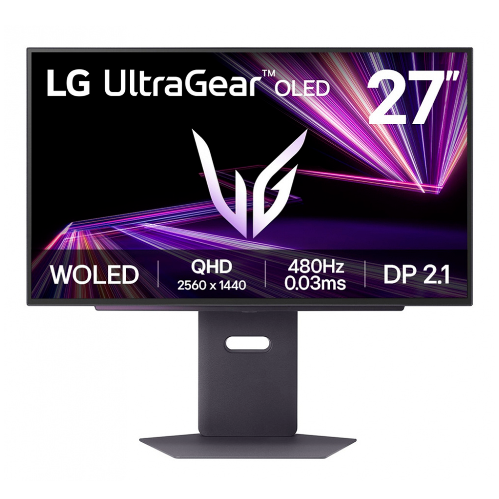 Monitor Gamer LG 27GX790A-B OLED, 27, 2560x1440, G-Sync/FreeSync, 480Hz, HDMI/DisplayPort, Negro, 27GX790A-B