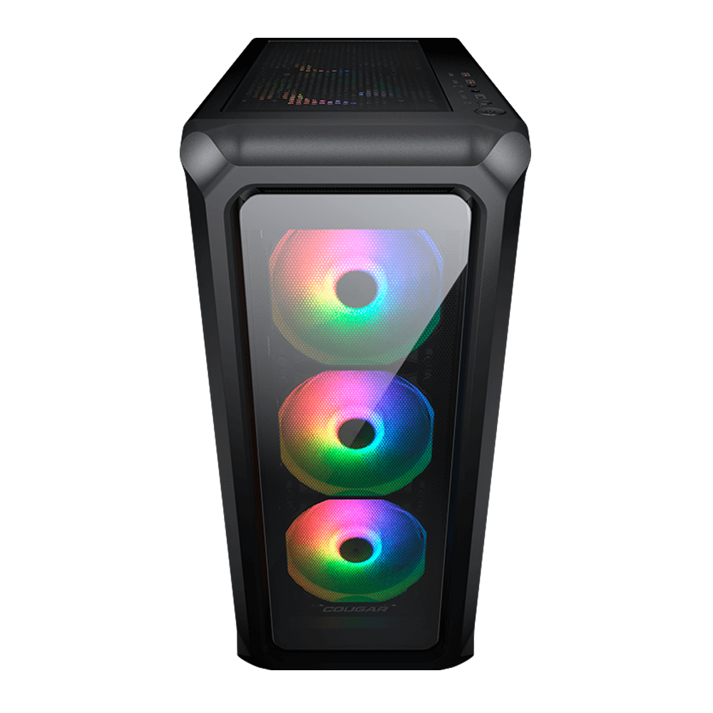 Gabinete Cougar Archon 2 RGB, Negro, ARGB, Mid Tower Case, Cristal Templado, 3 Ventiladores, 385CC50.0003 - Image 3