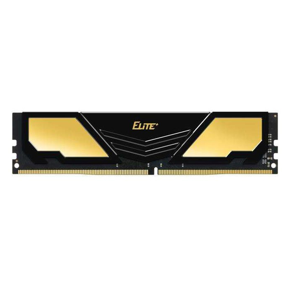 Memoria RAM 8GB DDR4 TeamGroup T-Force Elite Plus 2666Mhz, Dorada, TPD48G2666HC1901 /MAX. 1 X CLIENTE