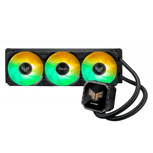 Enfriamiento Líquido ASUS TUF LC III 360 ARGB LCD, 3x120mm, hasta 2600RPM, Negro, TUF LC III 360 ARGB LCD