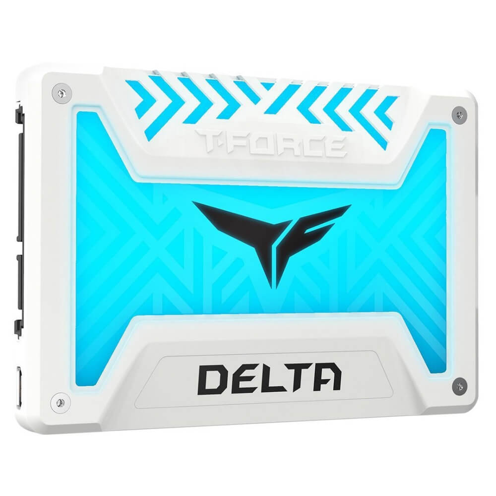 Unidad de estado solido SSD 250GB 2.5" SATA 3 TeamGroup Delta RGB SSD White, Aura Sync, T253TR250G3C413 /MAX. 1 X CLIENTE - Image 2