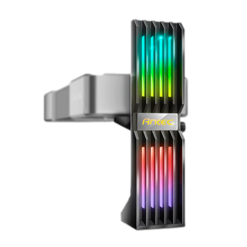 Soporte para Tarjeta de Video ANTEC ARGB AT-GPUH-ARGB-BK, Negro, AT-GPUH-ARGB-BK