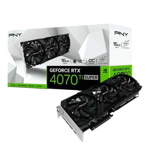 Tarjeta de Video PNY NVIDIA GeForce RTX 4070 Ti SUPER VERTO, 16GB OC 256-bit GDDR6X, PCI Express 4.0, VCG4070TS16TFXPB1-O