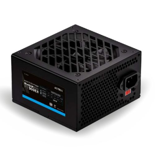 FUENTE DE PODER ACTECK BLAZAR EVO FT500E, 20+4 PIN ATX, 120MM, 500W, ES-05001E