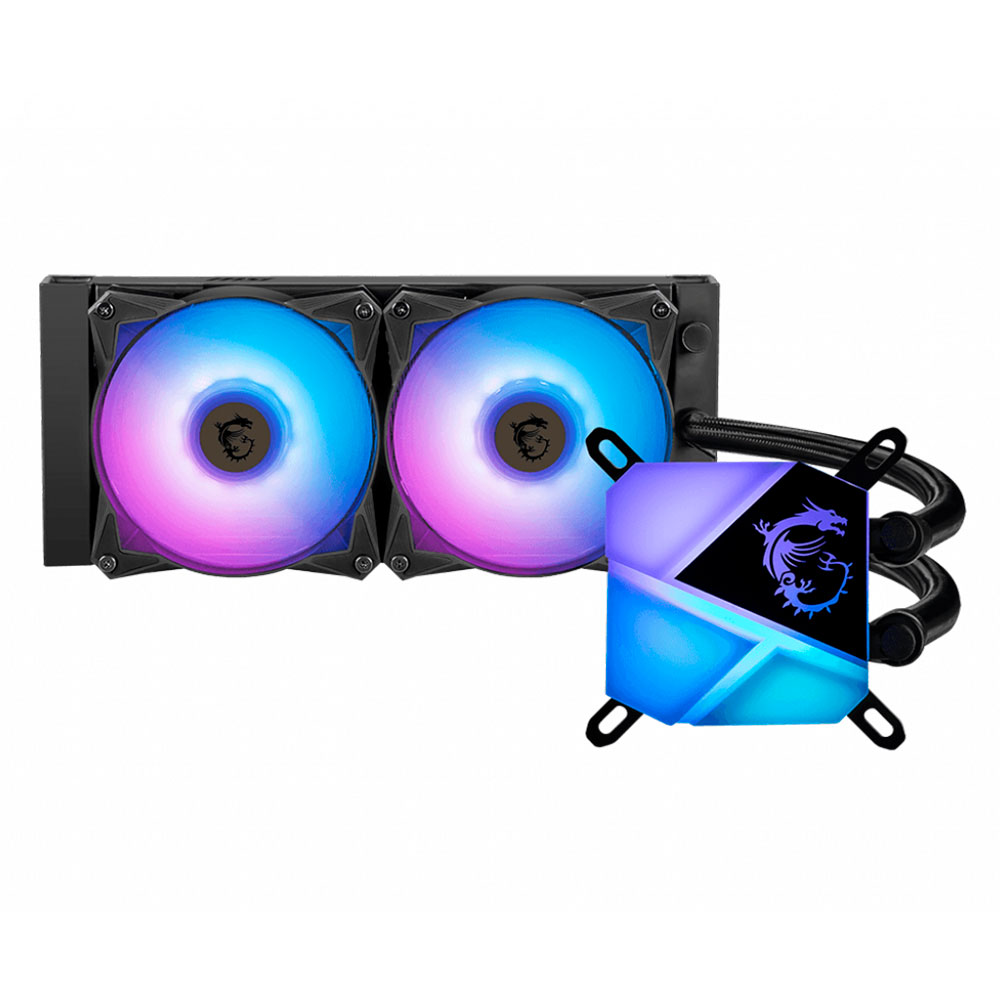 Sistema de Enfriamiento Liquido AIO MSI MAG CORELIQUID C240 - 240mm Listo para Intel LGA1700 y AMD /