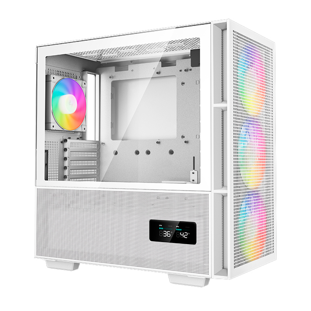 Gabinete Deepcool CH560 Digital, Blanco, Cristal Templado, RGB, Excelente Flujo de aire, Incluye 4 Ventiladores, R-CH560-WHAPE4D-G-1 - Image 2