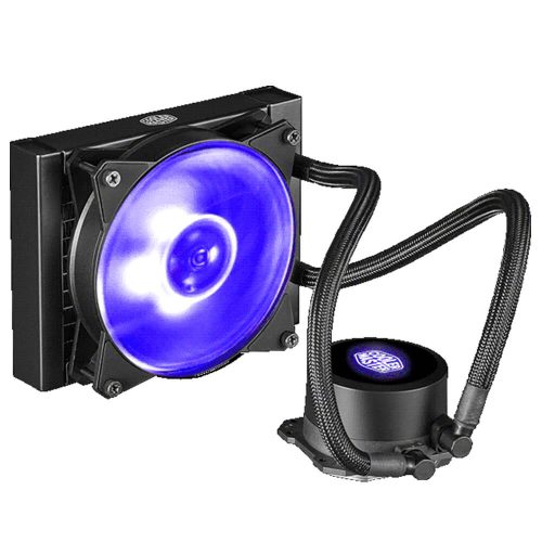 Sistema de Enfriamiento Liquido AIO Cooler Master Masterliquid Lite 120L RGB - 120mm Intel y AMD, MLW-D12M-A20PC-R1