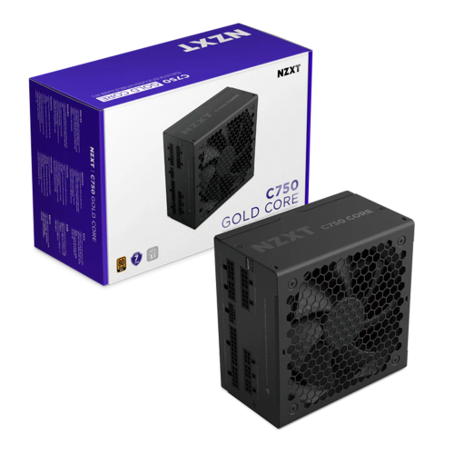 Fuente de Poder NZXT C750 Gold Core, 750W, 80+ Gold, ATX, Totalmente Modular, 24-pin, ATX, PA-7G3BB-US