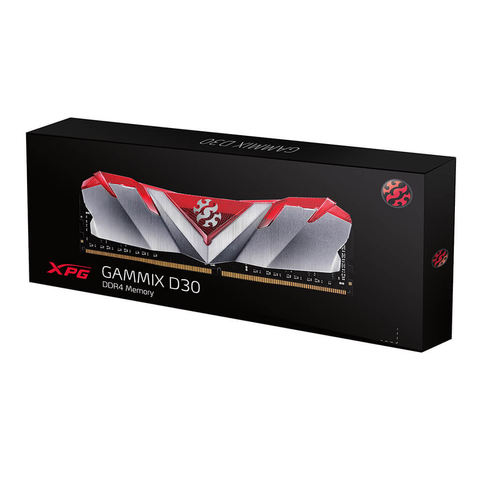 Memoria RAM DDR4 16GB 3200MHz Adata XPG Gammix D30, Roja, 1x16GB, AX4U320016G16A-SR30, /MAX. 1 X CLIENTE - Image 4