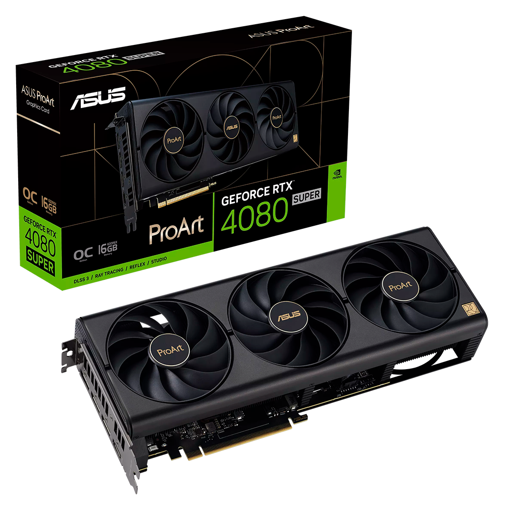 Tarjeta de Video ASUS PROART RTX 4080 SUPER 16GB OC, 16GB GDDR6 OC, OpenGL®4.6, PROART-RTX4080S-O16G