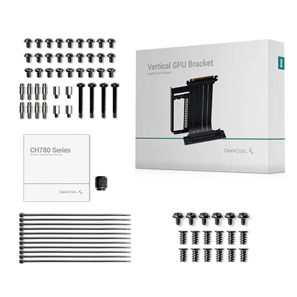 Gabinete DeepCool CH780, E-ATX, Cristal Templado, 1 Ventiladores 1×420mm Instalado, USB Type C, Negro, R-CH780BKADE41-A-1 - Image 5