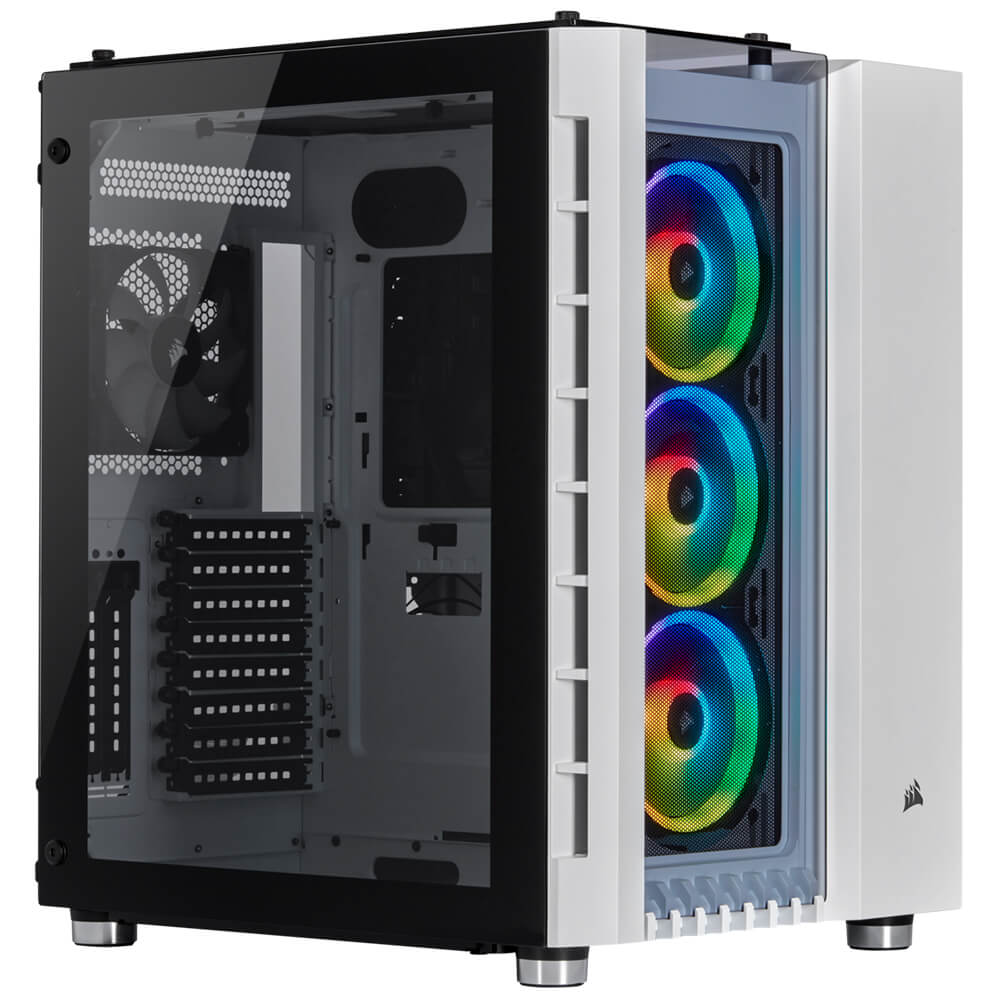 Gabinete Corsair Crystal 680X, Cristal Templado, USB 3.0, Audio HD, Blanco, ATX, CC-9011169-WW