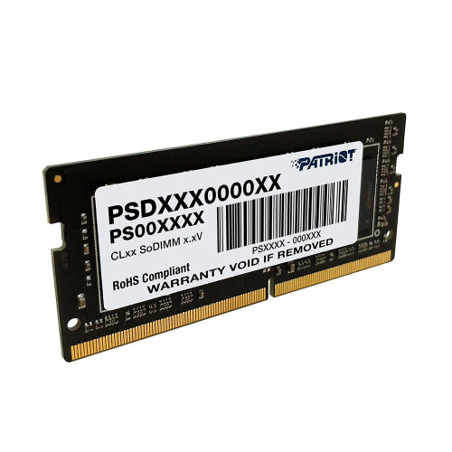 Memoria RAM Patriot Signature Line DDR4, 2666MHz, 16GB, Non-ECC, CL19, SO-DIMM, PSD416G266681S /MAX. 1 X CLIENTE