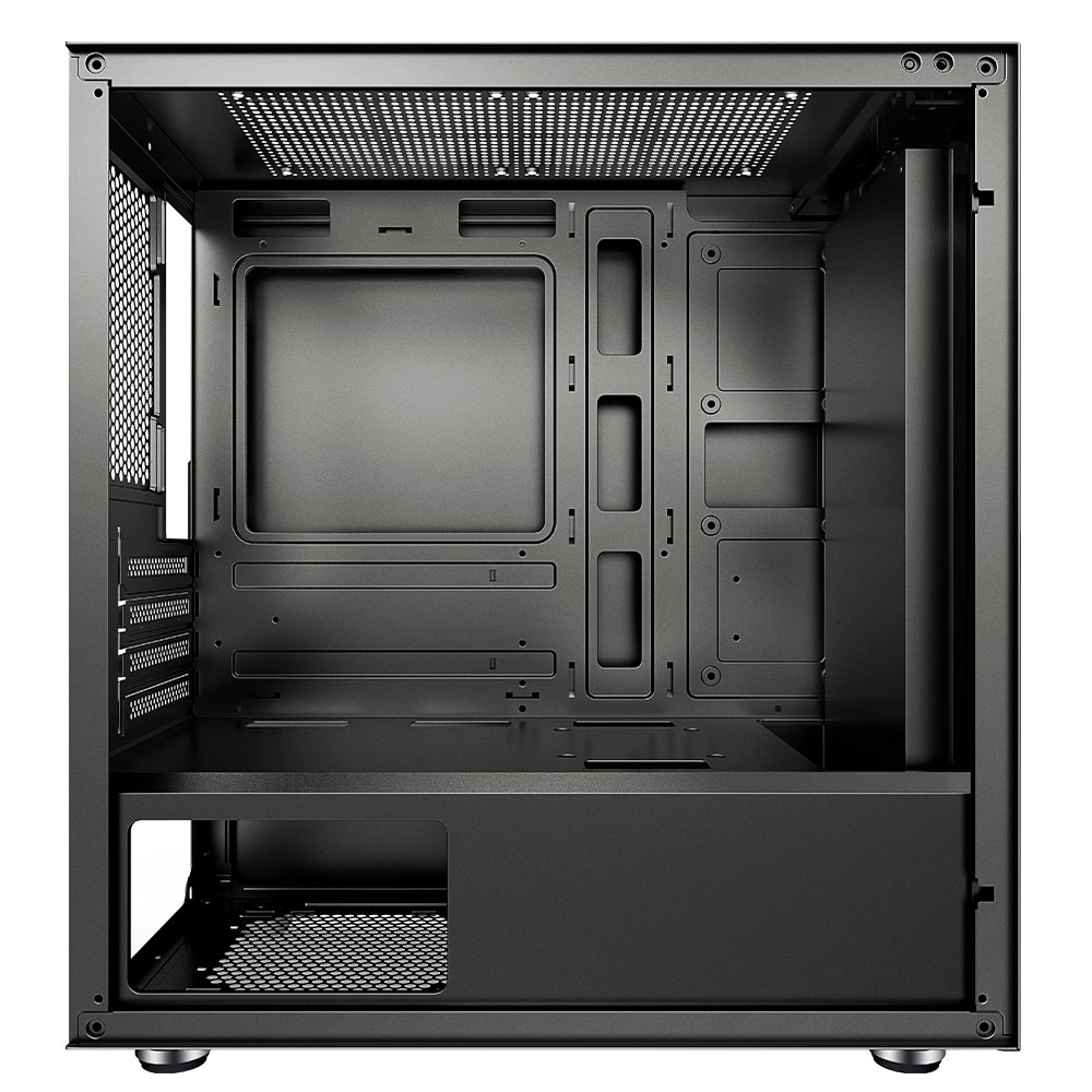 Gabinete Yaguaret FLICKER Negro, LED RGB, Cristal Templado, Micro ATX, Mini ITX, USB 3.0, CGFLICKER01YGT / - Image 5