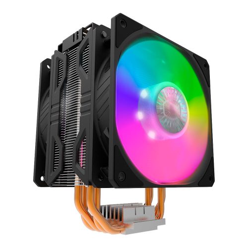 Disipador para CPU Disipador y Ventilador Led para Procesador Cooler Master Hyper 212 LED TURBO ARGB - 120mm X2 Intel y AMD, RR-212TK-18PA-R1