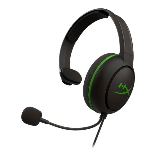 Diadema HyperX CloudX Chat Xbox One con Microfono Alambrico, Negra-Verde 1x3.5mm, HX-HSCCHX-BK/WW /