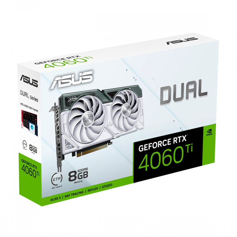 Tarjeta de Video ASUS NVIDIA Dual GeForce RTX 4060 Ti White, 8GB 128-bit GDDR6, PCI Express 4.0, DUAL-RTX4060TI-8G-WHITE - Image 8