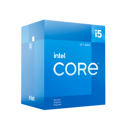 Procesador Intel Core i5-12400F 2.5GHz, 4.3GHz, 6 Nucleos, 12 Hilos, Socket LGA1700 - Intel 12TH Generación, Requiere Tarjeta de Video, BX8071512400F