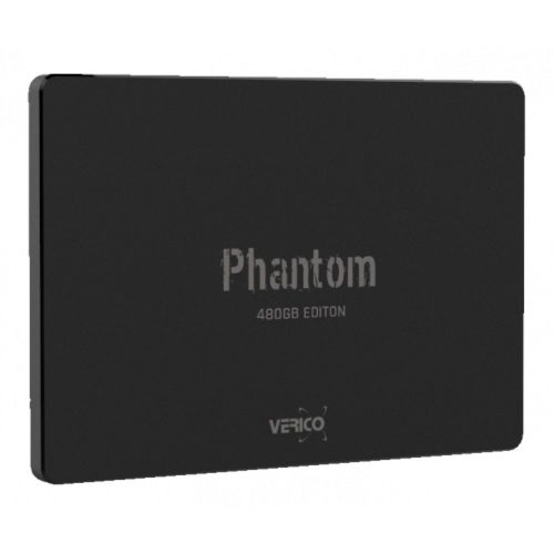 Unidad de Estado Solido Verico Phantom 480GB SATA 3, Laptop o PC, 1SSOP-SSBKL3-NN /MAX. 1 X CLIENTE