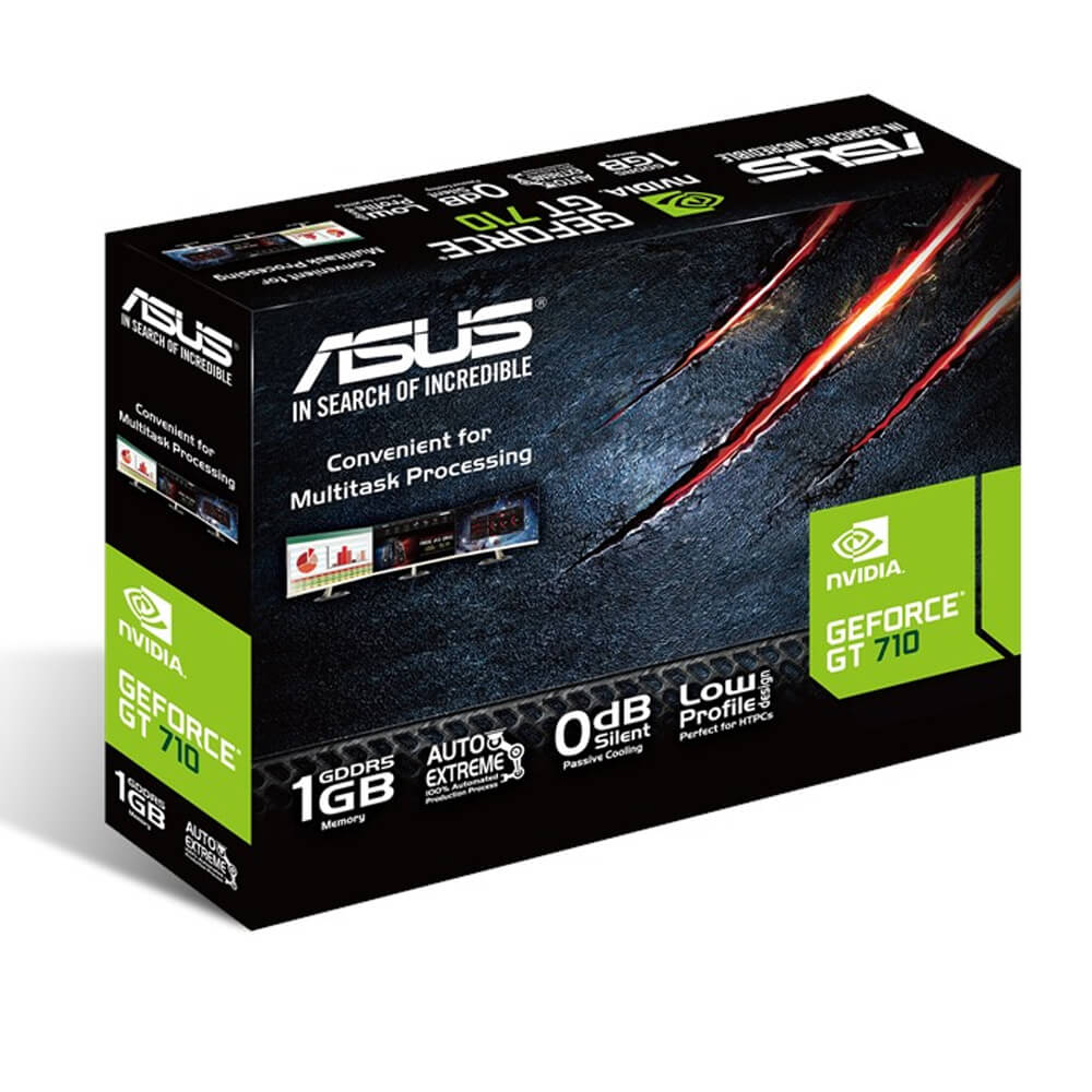Tarjeta de video NVIDIA GeForce GT 710 1GB GDDR5 DVI/HDMI Asus GT710-SL-1GD5-BRK, 3 AÑOS DE GARANTIA NACIONAL - Image 4