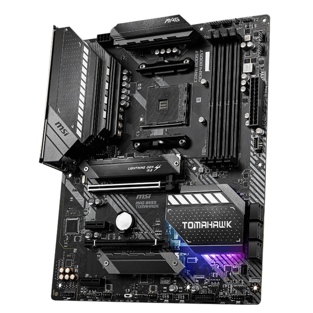 Tarjeta Madre MSI MAG B550 TOMAHAWK, AM4, AMD B550, DDR4, 4 DIMM, Ryzen 5000 Ready - Image 3