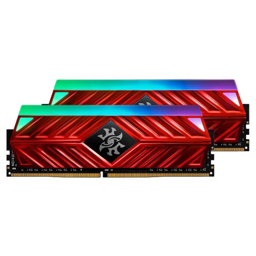 Memoria RAM DDR4 16GB 3200MHz XPG D41, ROJO, RGB, Aura Sync, 2X8GB, AX4U320038G16A-DR41 /MAX. 1 X CLIENTE