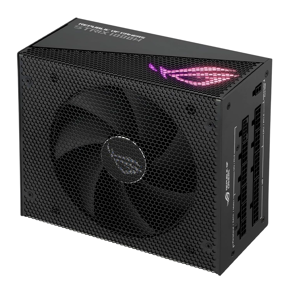 Fuente de poder ASUS ROG Strix 1000W Gold Aura Edition, Full Modular, 80+Gold Certificed, ATX 3.0, Certificación Cybenetics Lambda A+, PCIe Gen 5.0 Ready, ROG-STRIX-1000G-AURA-GAMING, asustl25 - Image 6