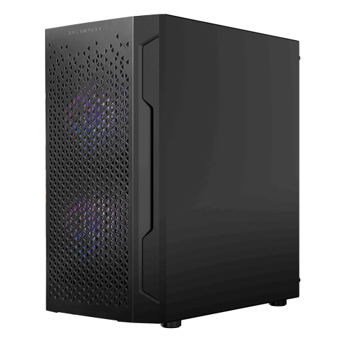 Gabinete Balam Rush Artic GI725, RGB, Cristal Templado, Mini-Tower, Micro-ATX/Mini-ITX, USB 3.0/2.0, Sin Fuente, 3 Ventiladores RGB Instalados, Negro, BR-936118