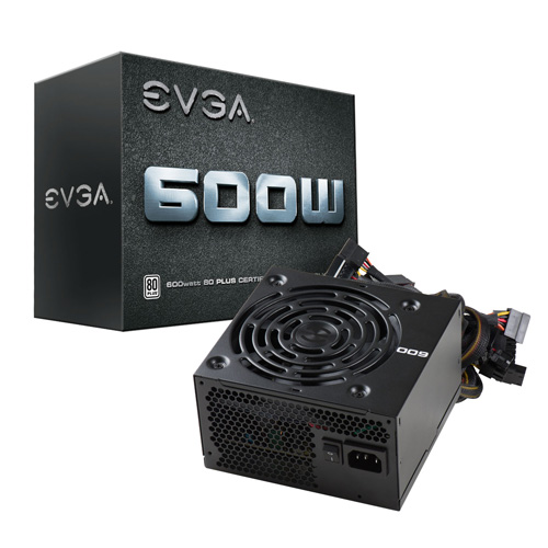 Fuente de poder EVGA 600W, 80+ White 100-W1-0600-K1