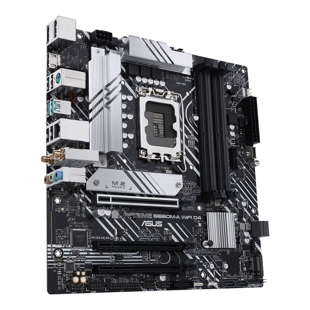 Tarjeta Madre ASUS PRIME B660M-A WIFI D4, Socket LGA1700 Intel B660 Micro ATX, DDR4, Intel Core 12th Generación - Image 3