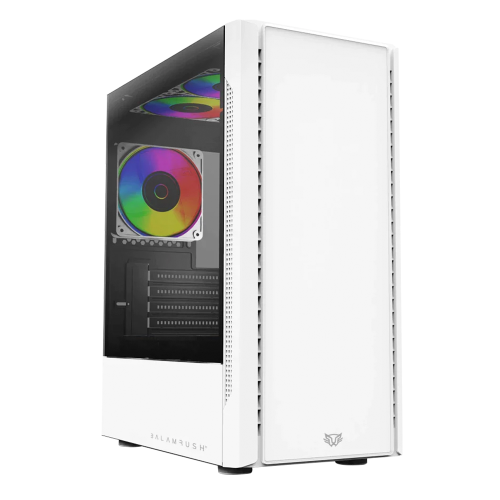Gabinete Balam Rush NYX GI730, Midi-Tower /Micro-ATX, Mini-ITX, USB 3.0/2.0, Sin Fuente, 3 Ventiladores RGB Instalados, Blanco, BR-936101