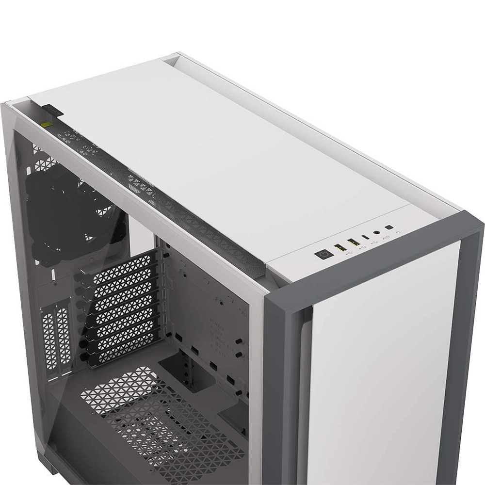 Gabinete Corsair 5000D White, Cristal Templado, USB 3.0, Audio HD, 2 Ventiladores 120mm, CC-9011209-WW - Image 3