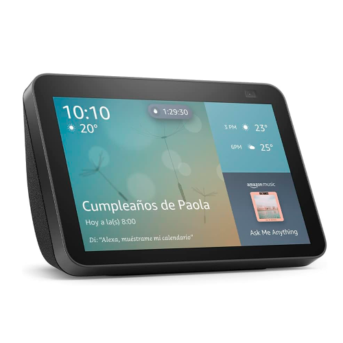 Echo Show 8, Pantalla inteligente HD con Alexa y cámara de 13 MP, Negra, A8H3N2