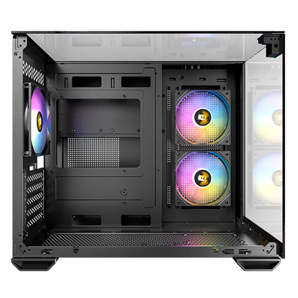 Gabinete Gamer Antec CX600M Trio ARGB, Micro-ATX/ITX, 3 Ventiladores, Cristal Templado, Negro, CX600M TRIO ARGB_B - Image 2