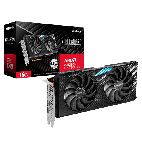 Tarjeta de Video ASRock Challenger Radeon RX 7800 XT OC 16GB, GDDR6, PCIExpress4.0 x16, RX7800XT CL 16GO