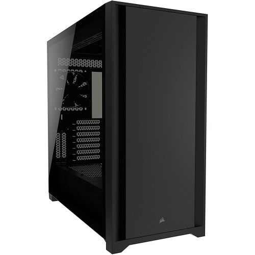 Gabinete Corsair 5000D Black, Cristal Templado, USB 3.0, Audio HD, 2 Ventiladores 120mm, CC-9011208-WW