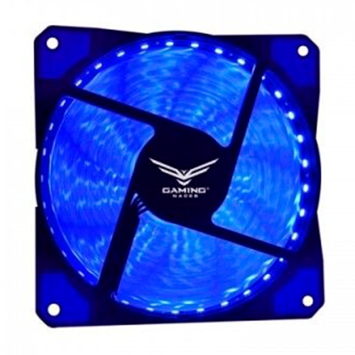 Ventilador Naceb NA-0919A, LED, Azul, 120mm, 1200RPM, Negro, NA-0919A