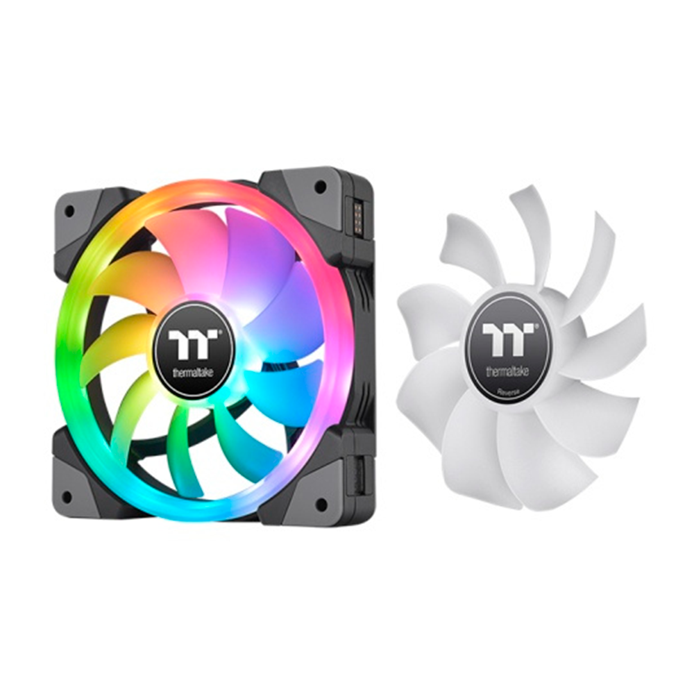 Kit Ventiladores Thermaltake SWAFAN EX12 RGB, 120mm, 500-2000RPM, Negro, 3 Piezas, CL-F143-PL12SW-A - Image 3