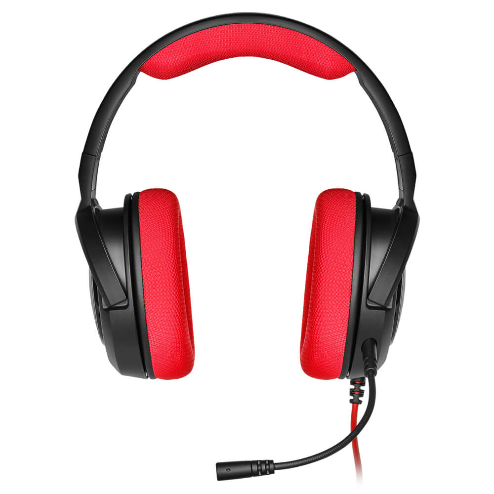 Diadema Corsair HS35 Roja con Microfono Alambrica Estereo 3.5mm, PC - PS4 - XBOX ONE - Switch, CA-9011198-NA - Image 3