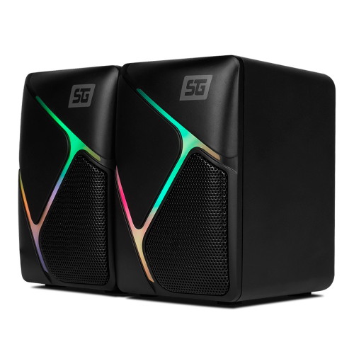 Bocina Portátil Vorago SPK-108, Alámbrico, 2.0 Canales, 6W RMS, Negro, SPK-108