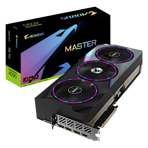 Tarjeta de Video AORUS NVIDIA GeForce RTX 4090 MASTER 24G, 24GB 384-bit GDDR6X, PCI Express x16 4.0, GV-N4090AORUS M-24GD