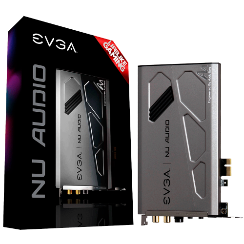 Tarjeta de Sonido EVGA NU AUDIO, PCIe X1 Gen2/ 5.1 Canales, 712-P1-AN01-KR