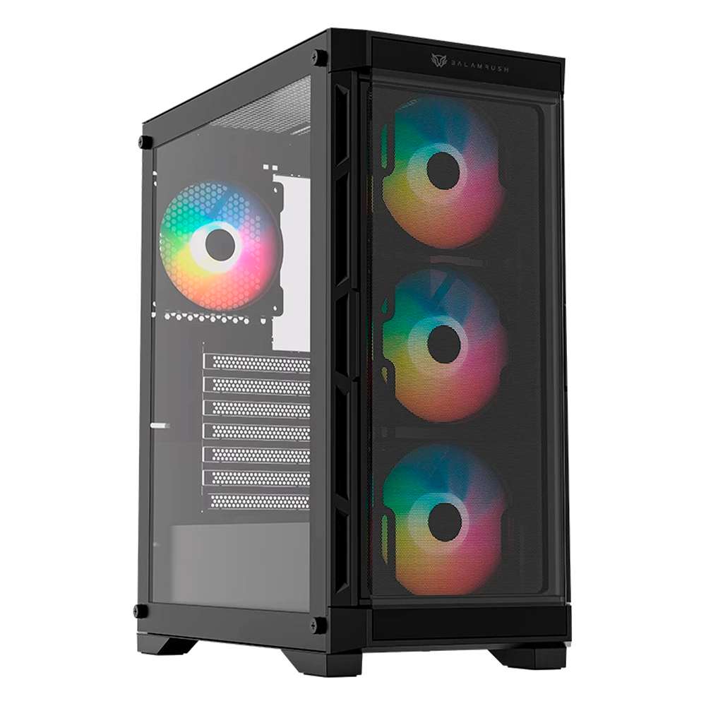 Gabinete Balam Rush Carbono Twin Mate 5000, Midi-Tower, ATX/Micro-ATX/Mini-ITX, USB 3.0/2.0, Sin Fuente, 4 Ventiladores RGB Instalados, Negro, BR-938839 - Image 2