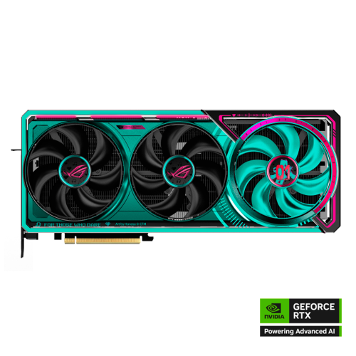 Tarjeta de Video ASUS ROG NVIDIA GeForce RTX 5080 OC Edición Hatsune Miku, 16GB 256-bit GDDR7, PCI Express x16 5.0, ROG-ASTRAL-RTX5080-O16G-MIKU-W