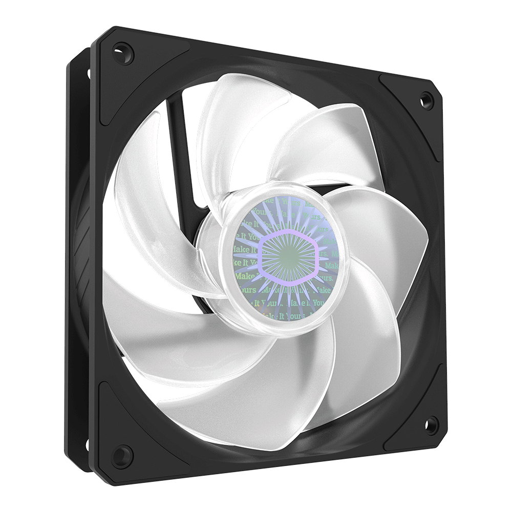 Ventilador Cooler Master Sickleflow 120 ARGB, Compatible con Aura Sync etc., ARGB, 3 pin, anti-vibraciones, MFX-B2DR-18NPA-R1 - Image 5