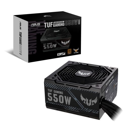 Fuente de poder Asus Tuf Gaming 550W, 80 Plus Bronze, TUF-GAMING-550B